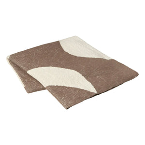 Broste Copenhagen - Maren Baumwoll-Plaid | Eisbraun