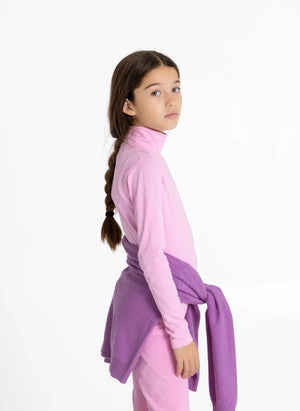 Smallable Kid - T-Shirt mit Kapuze | Verblasstes Rosa