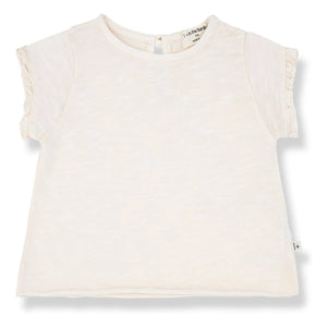 1+ in the family - Esparta Chiné T-Shirt | Ecru