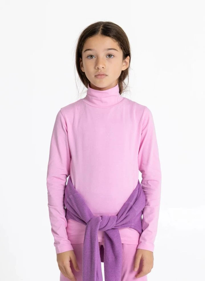 Smallable Kid - T-Shirt mit Kapuze | Verblasstes Rosa