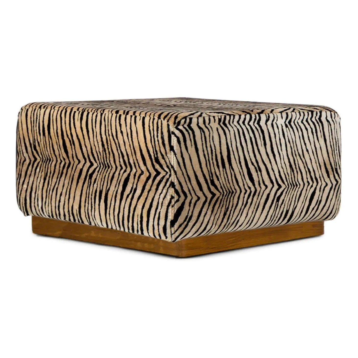 The Socialite Family - Rotondo Samtkissen mit Leopardenmuster | Tiger