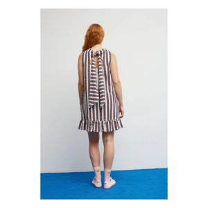 Dr Bloom - Cocomero Stripes Kleid | Aubergine