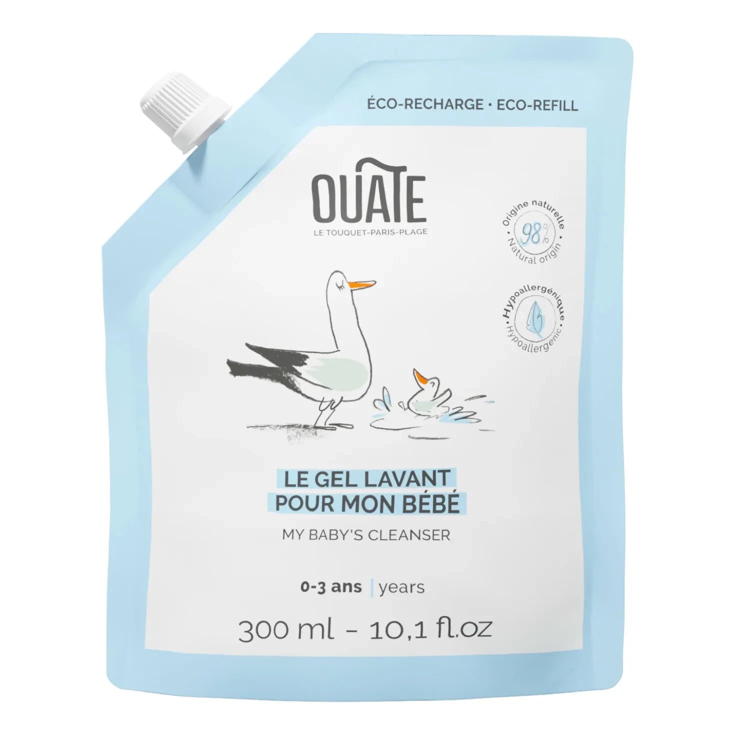 Ouate - Waschgel für meine Babys - Nachfüllpackung - 300 ml