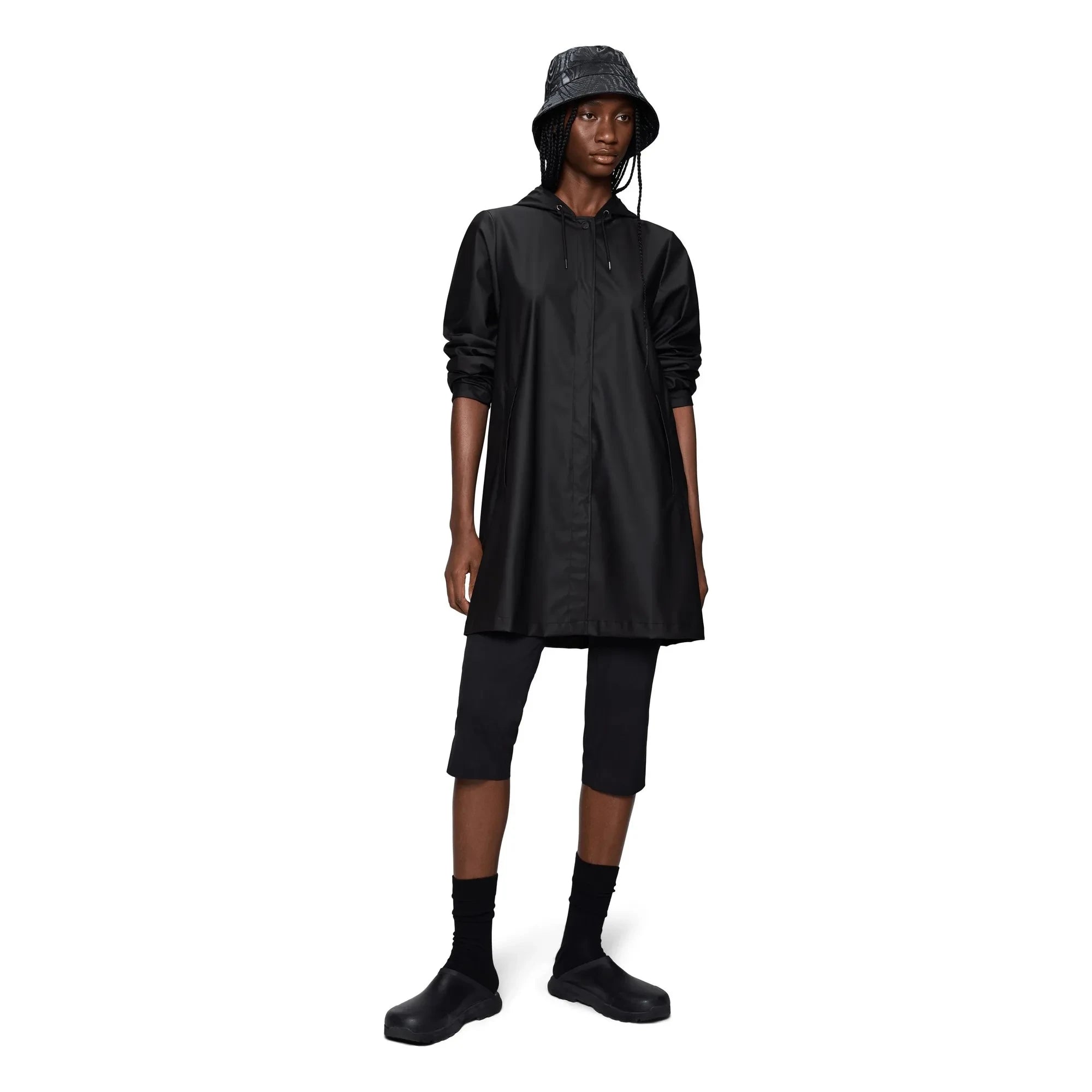Rains - A kesim W3 ceket | Siyah
