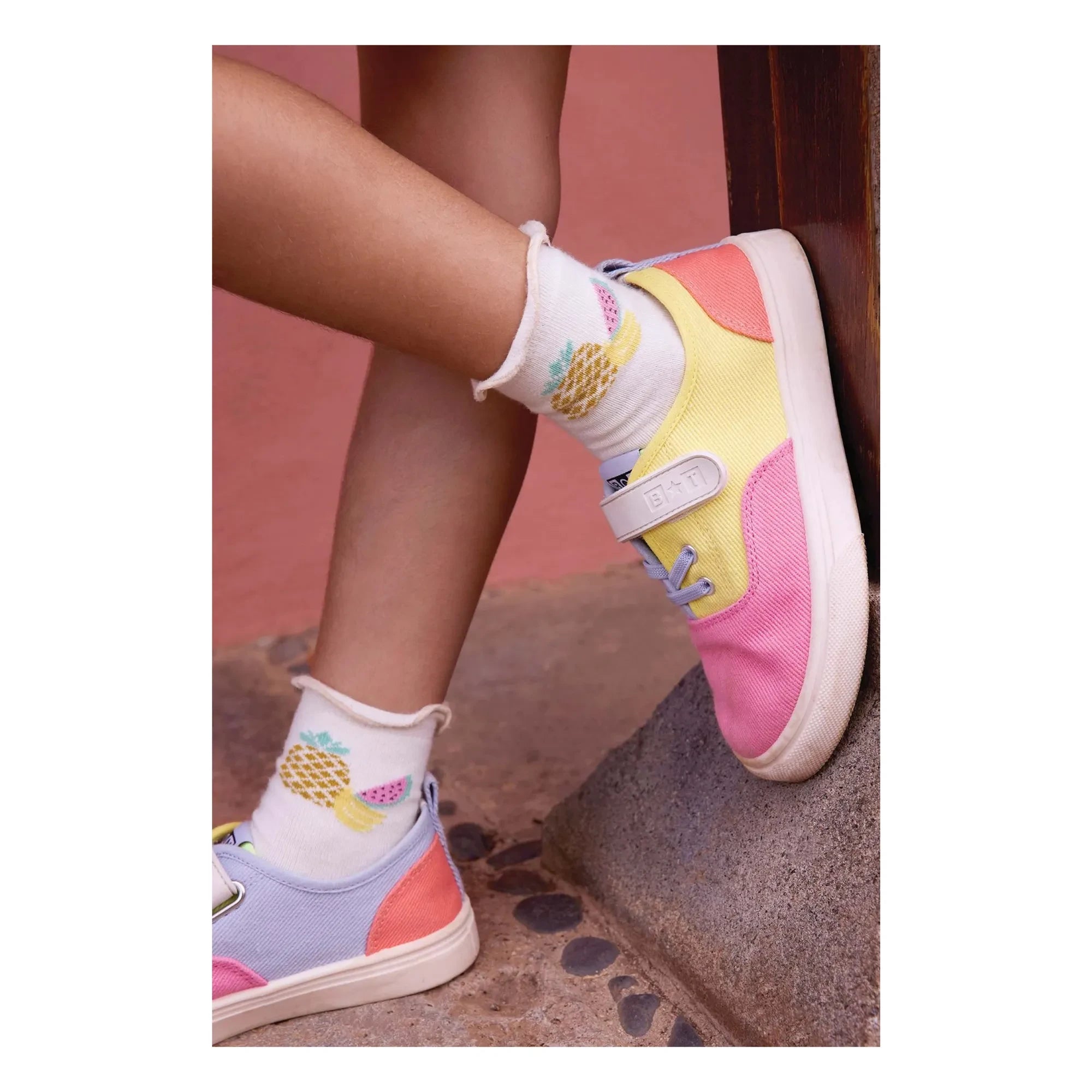Bonton - Board Easy Sneaker mit Schnürsenkeln | Candy Pink