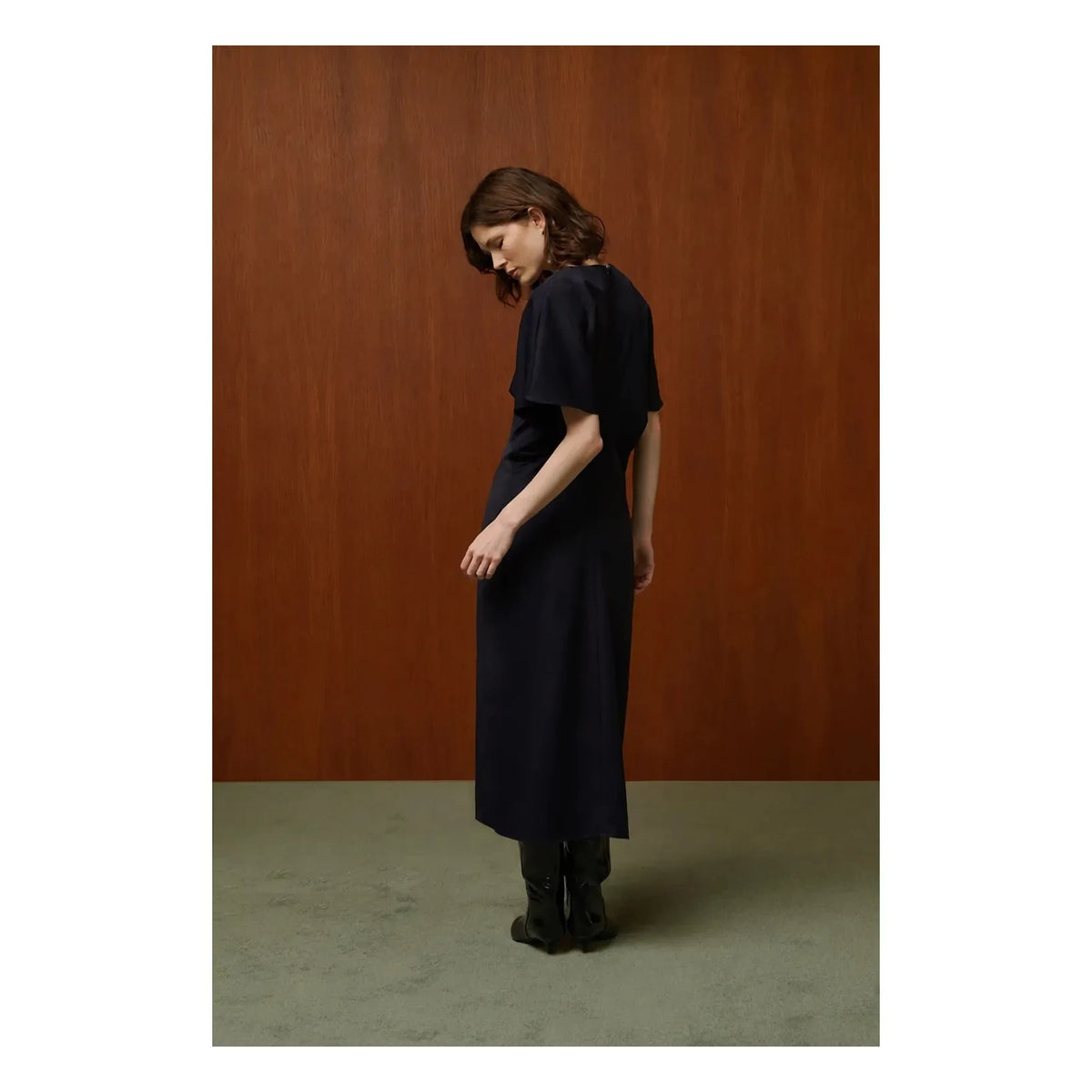 BELLEPIECE - Madson Wollkleid | Marineblau