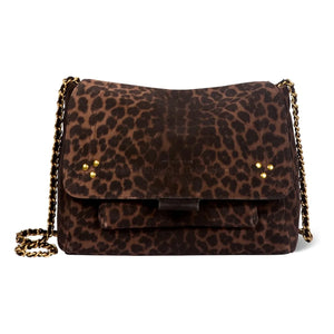 Jérôme Dreyfuss - Lulu M Leoparden-Tasche | Braun