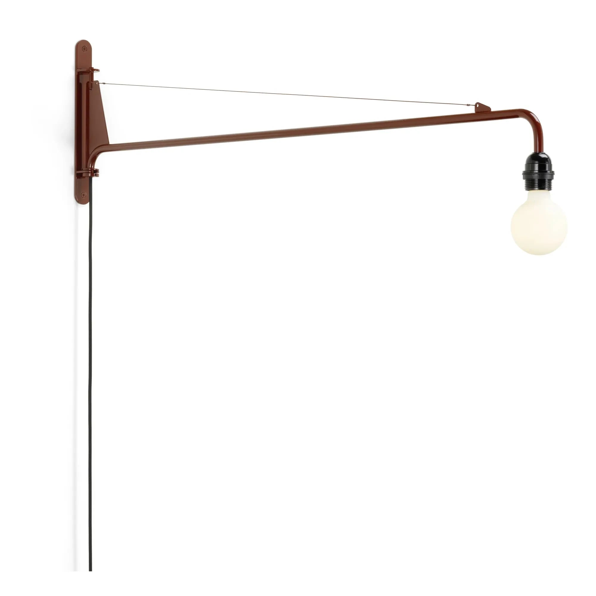 Vitra - Potence Kleine Wandleuchte, Design Jean Prouvé | Japanisch Rot