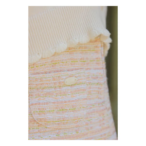 Tartine et Chocolat - Kurzer Tweed | Ecru