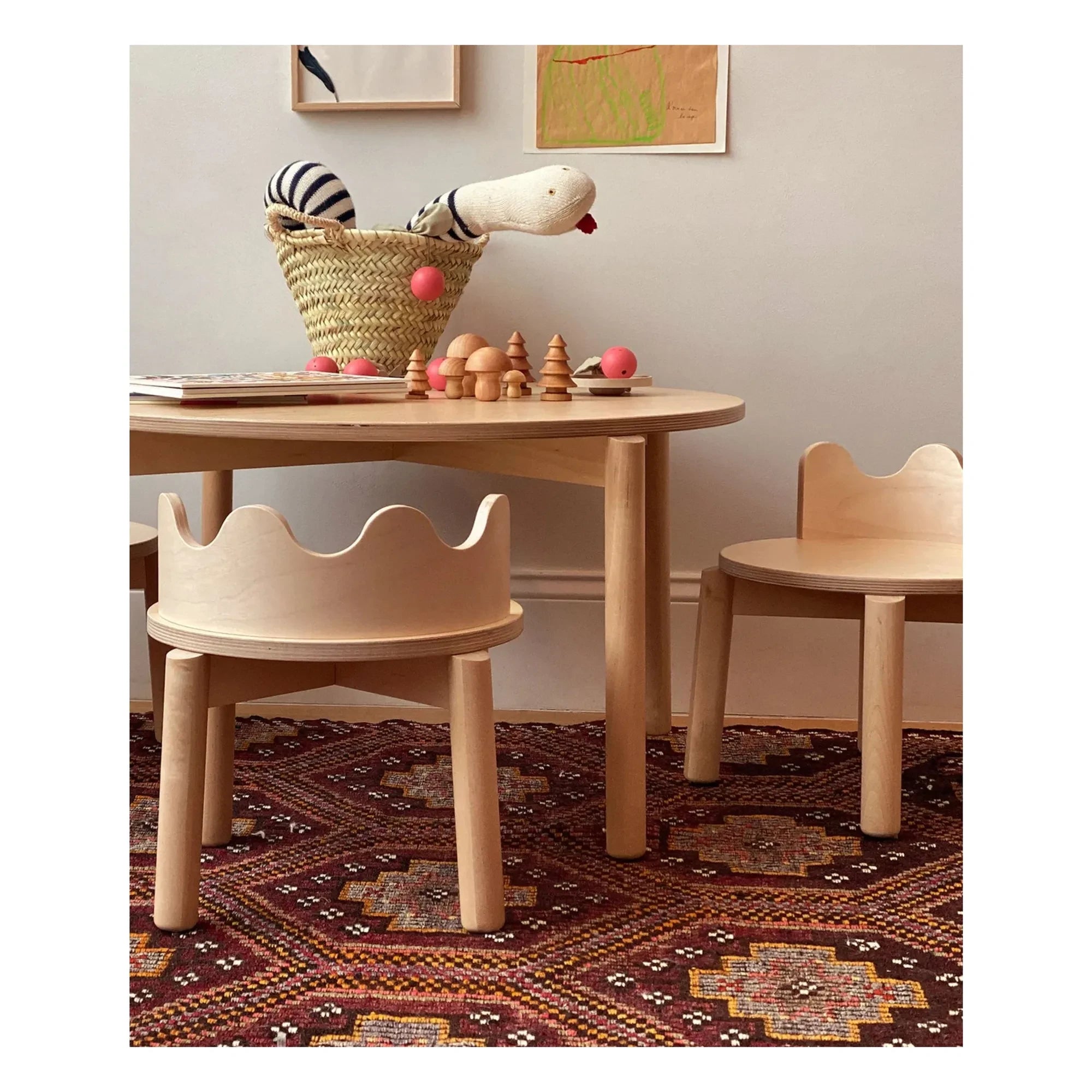 Oeuf NYC - Moss Tisch | Helles Holz