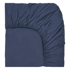 Suite 702 - Bio Percale Spannbettlaken | Dunkelblau