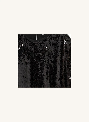Sofie Schnoor - Felucasy Paillettenbluse | Schwarz