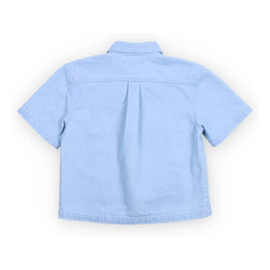 the new society - Denim Ginger Hemd | Hellblau