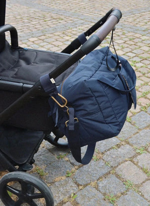 Konges Sløjd - Kinderwagenclips - 2er Set | Dunkelblau