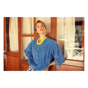 Sisters Department – Adelaide Bio-Baumwoll Cardigan | Blau