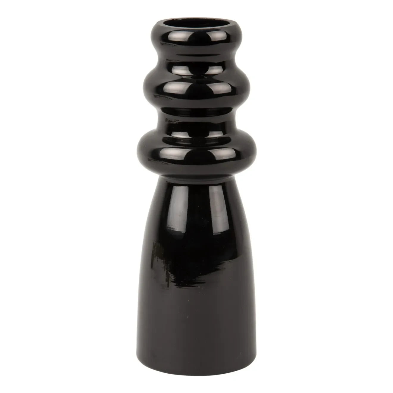 Present Time - Sparkle Bottle Vase | Schwarz