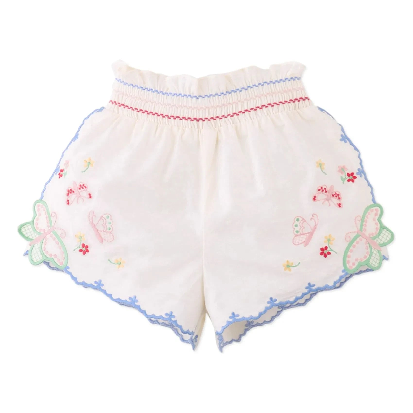 Gingersnaps - Jisoo Bestickte Baby Shorts | Weiß