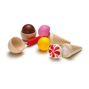 Erzi - Spielzeug-Eiscreme - 8 Teile