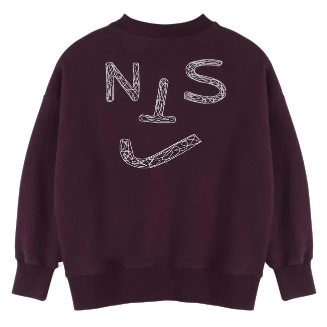 Jenest - JNST Bio-Baumwoll-Sweatshirt | Bordeaux