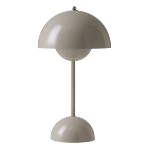 & Tradition - VP9 Flowerpot tragbare Tischlampe, Vernon Panton | Grau