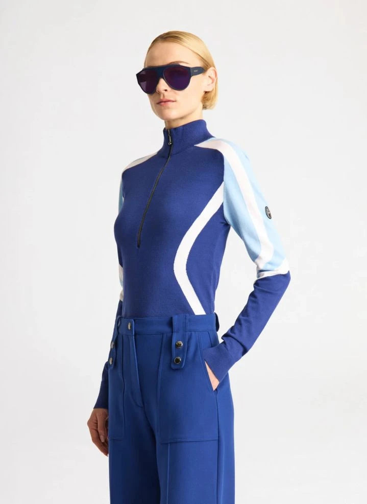 Fusalp - Virginie Mit Reißverschluss Pullover | Blau