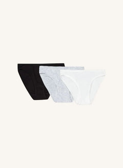 Petit Bateau - 3'lü Basic Külot Seti - Yetişkin Koleksiyonu | Ekru