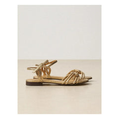Rivecour - Sandale Nr. 112 Crackleder | Gold