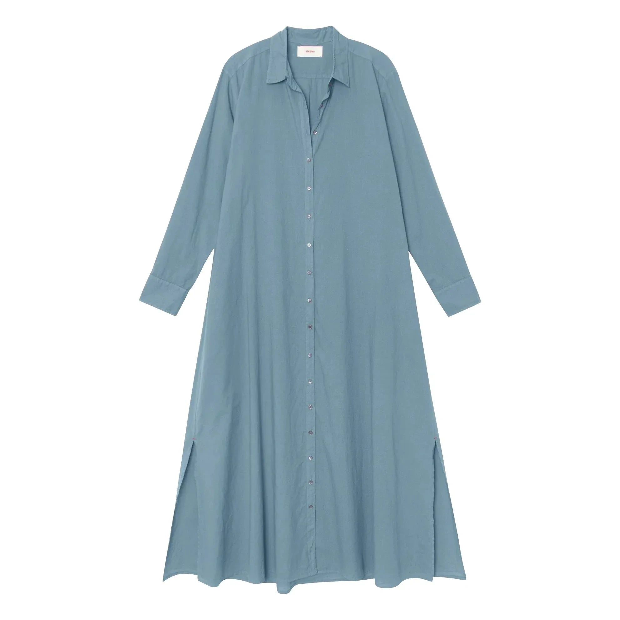 Xirena - Boden Baumwoll-Popeline-Kleid | Blau