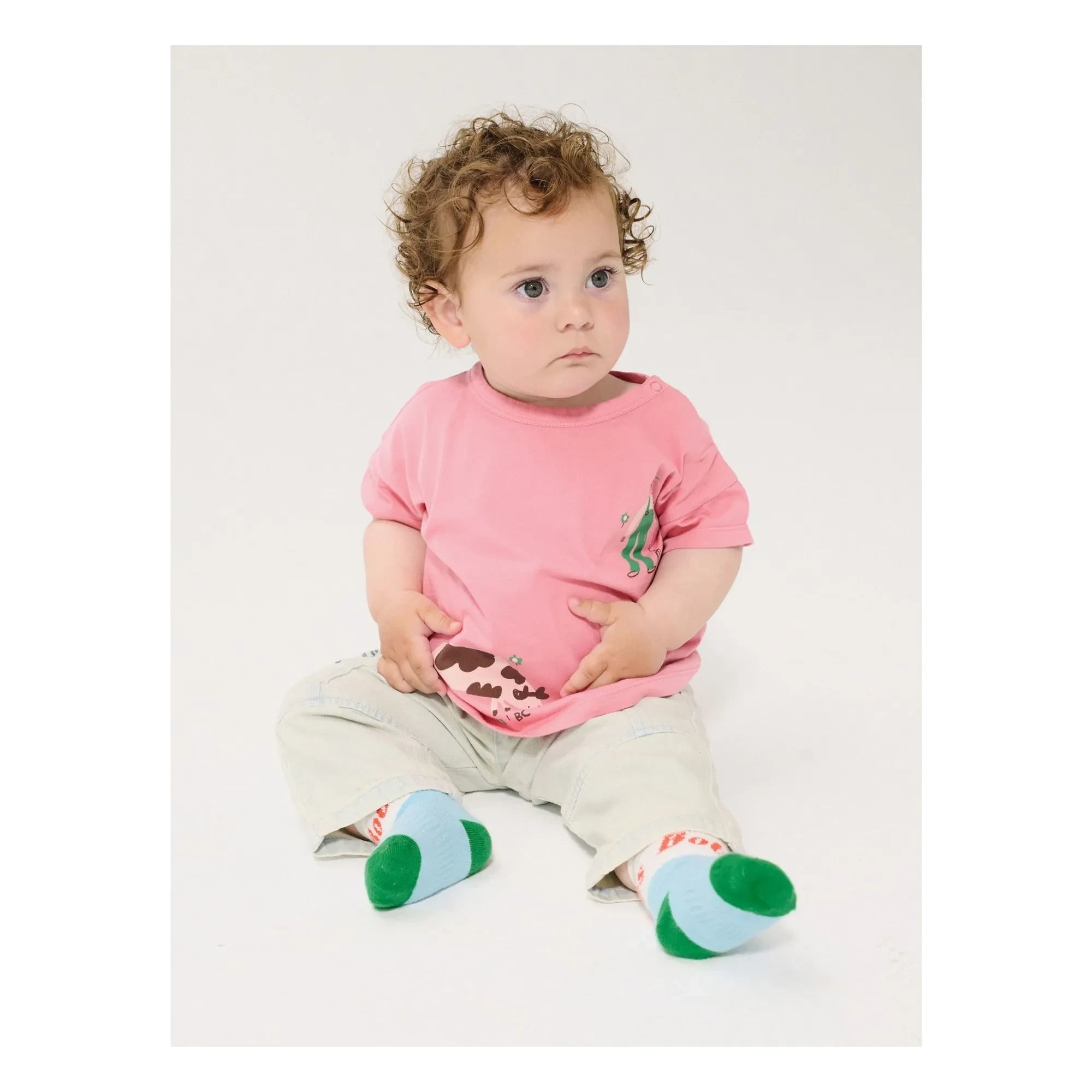 Bobo Choses - Baby Farm Bio-Baumwoll-T-Shirt | Rosa