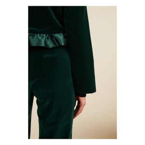 Maria de la Orden - Percy Kadife Yün Pantolon | Yeşil