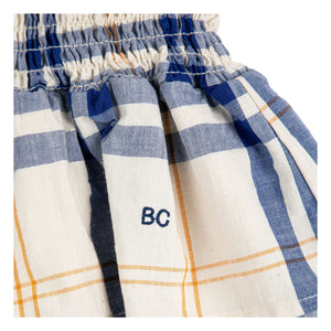 Bobo Choses - Tartan Rock Bio-Baumwolle | Weiß