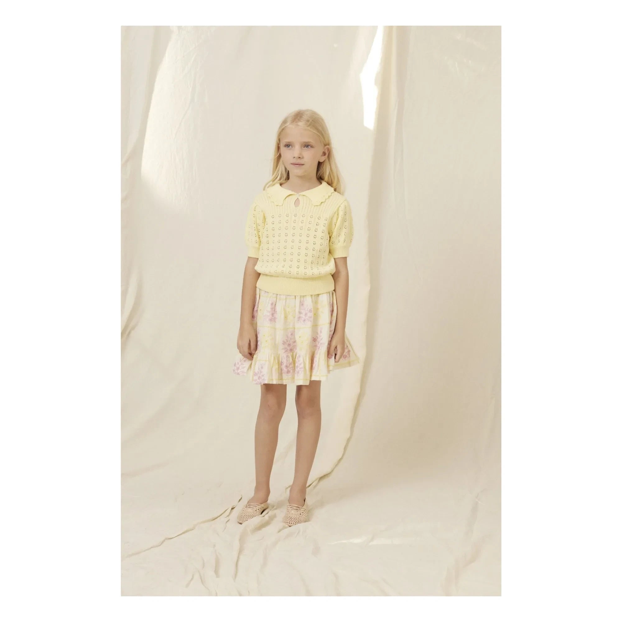 Bebe Organic - Alba Bestickter Rock | Gelb
