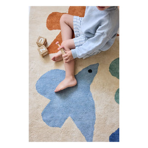 Bleuu-studio - Vogel-Teppich | Blau