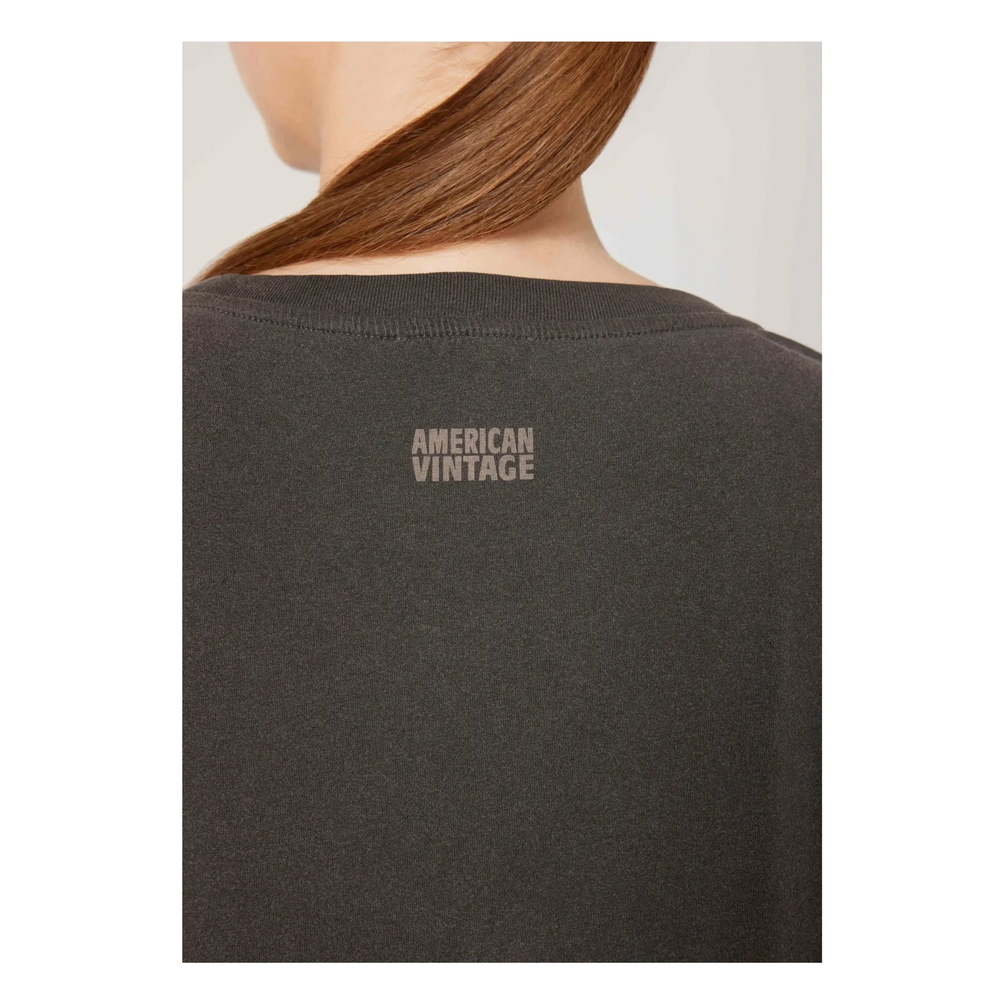 American Vintage - Pymaz Boatneck T-Shirt | Carbon