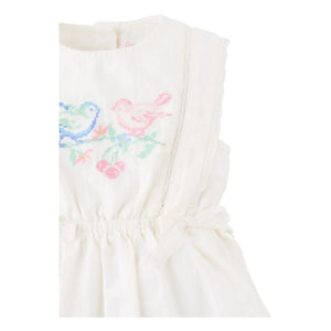 Gingersnaps - Charlee Besticktes Kleid | Weiß