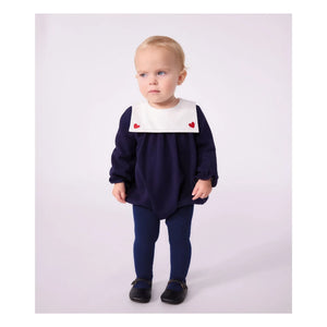 Petit Bateau - Druckknopfkragen Babyschutzanzug | Nachtblau