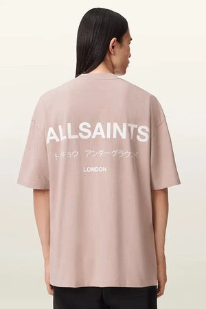AllSaints Herren Baumwoll Oversize T-Shirt