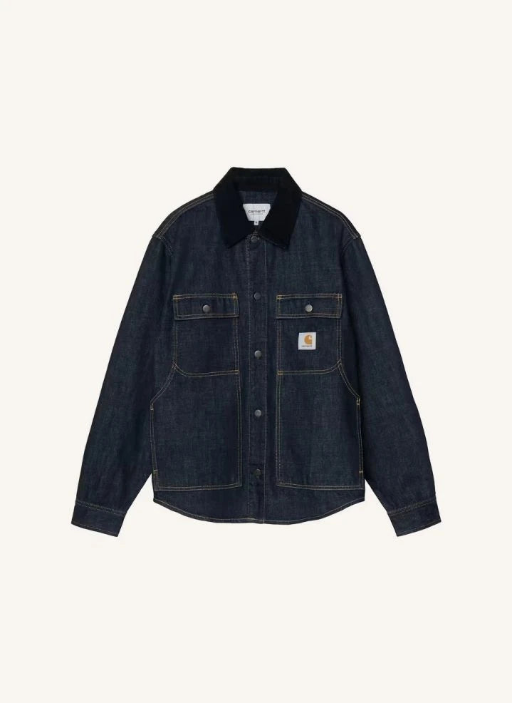 Carhartt WIP - Oakland Denim Overshirt | Grau-blau