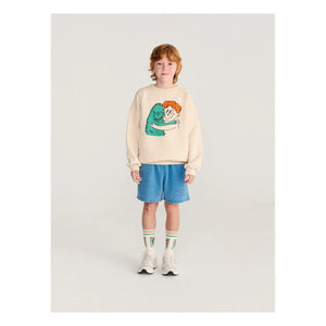 Bobo Choses - Monster Sweat Organik Pamuk | Bej