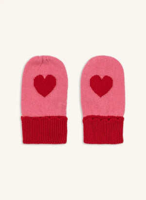 Konges Sløjd - Collette Fingerlose Wollhandschuhe | Rosa