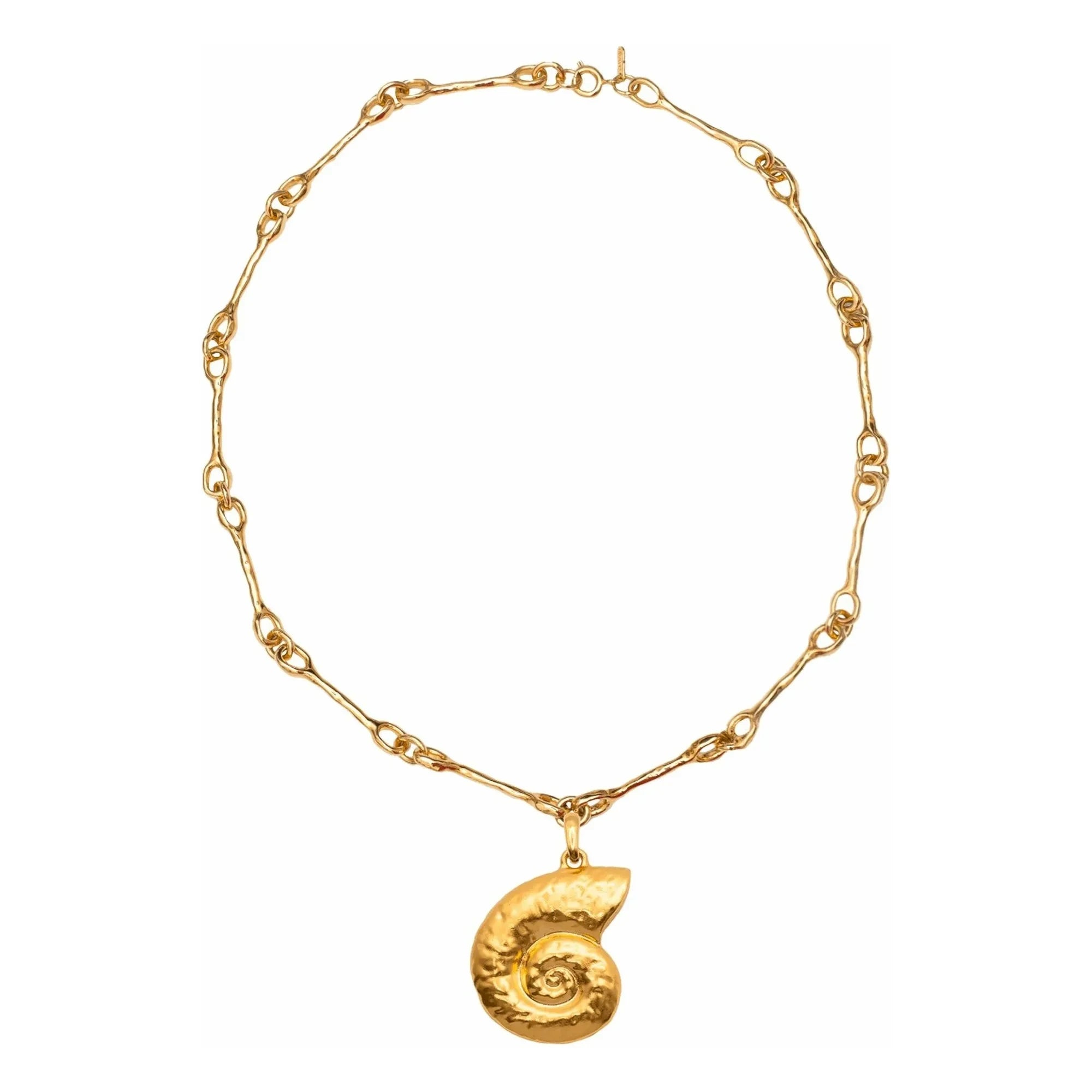 Alhaja - Nautilus Muschelhalskette | Gold