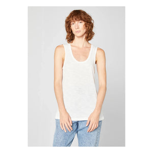 American Vintage - Jacksonville U-Ausschnitt Tanktop | Weiß