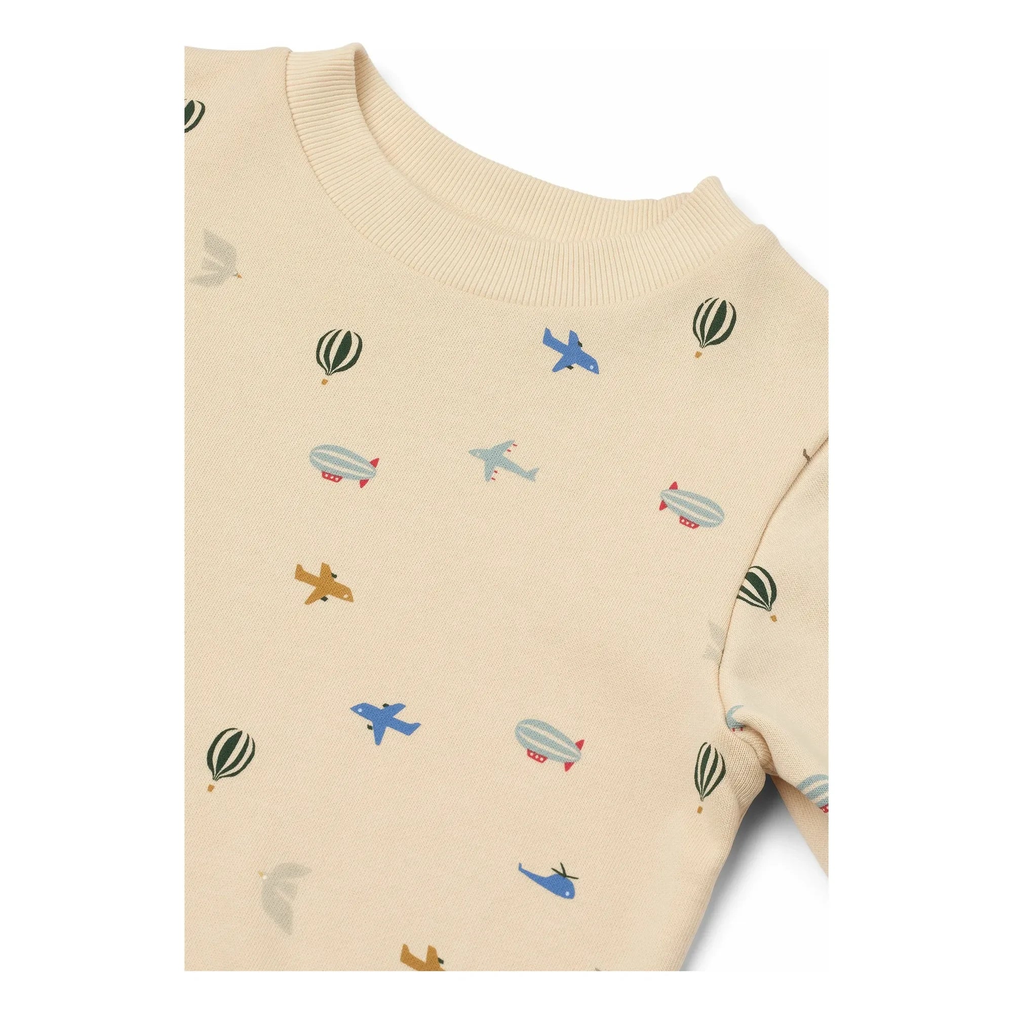 Liewood - Thora Aviator Sweatshirt aus Bio-Baumwolle | Ecru