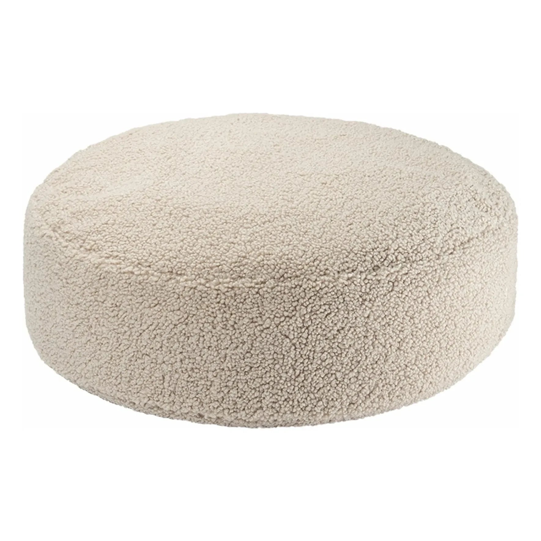 Wigiwama - Teddy-Pouf | Beige