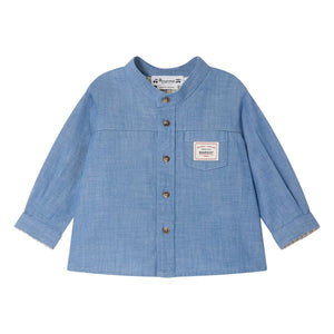 Bonpoint - Tunika aus Bio-Baumwolle „Lacey Chambray“ | Blau