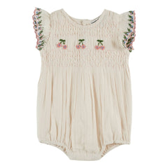 Emile et Ida - Geraffter Overall | Creme
