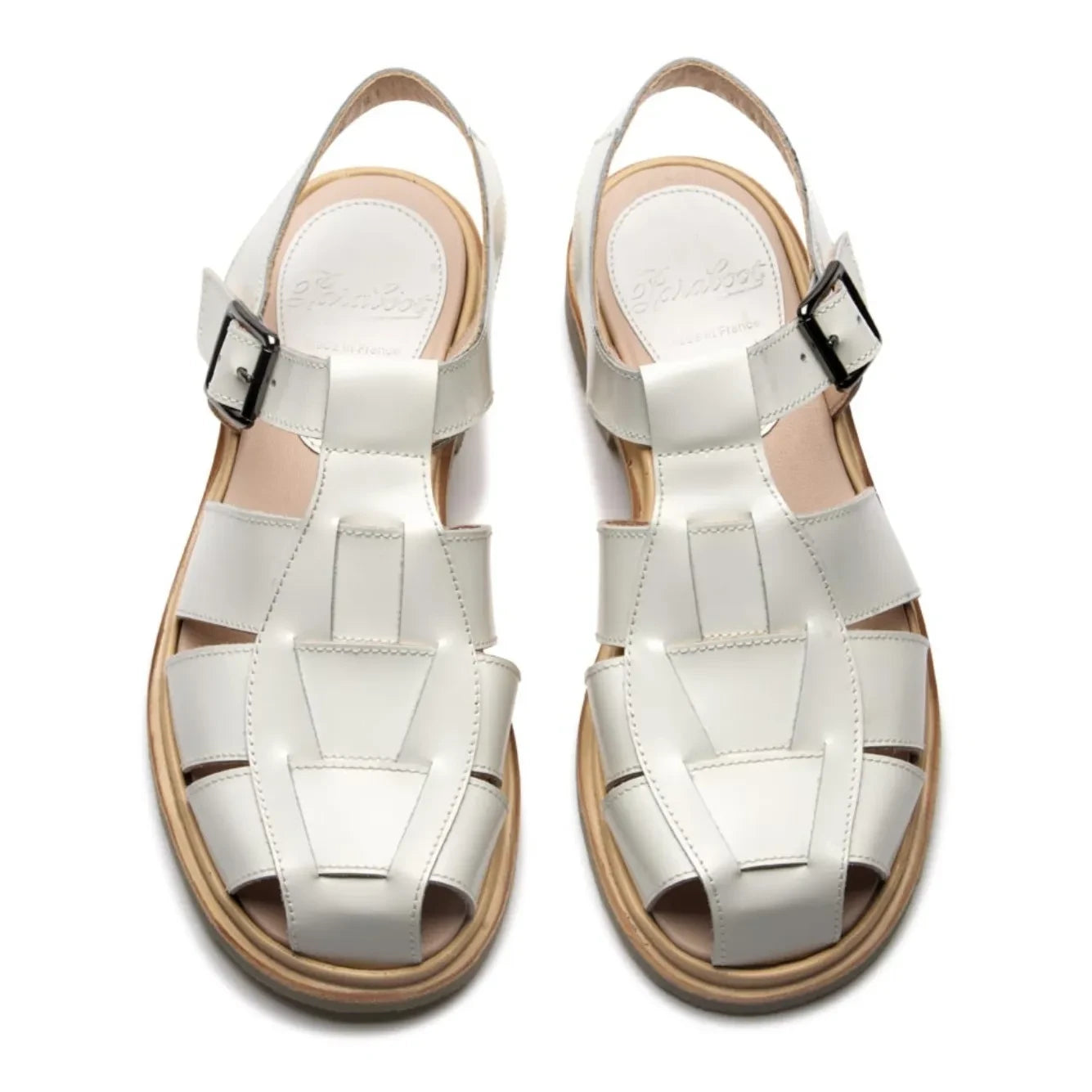 Paraboot - Iberis Glänzende Sandalen | Weiß