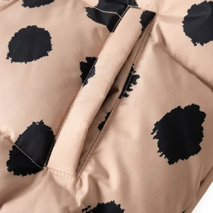 Liewood - Adelina Steppjacke mit Leopardenmuster aus recycelten Fasern | Hellrosa