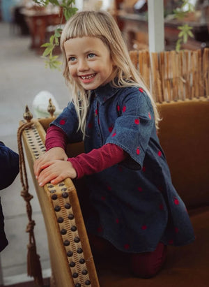 Fliink - Donna Denim Kleid | Dunkelblau