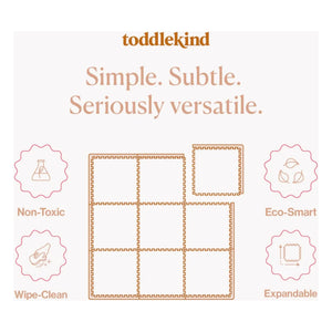 Toddlekind - Wilde modulare Spielmatte | Puderrosa